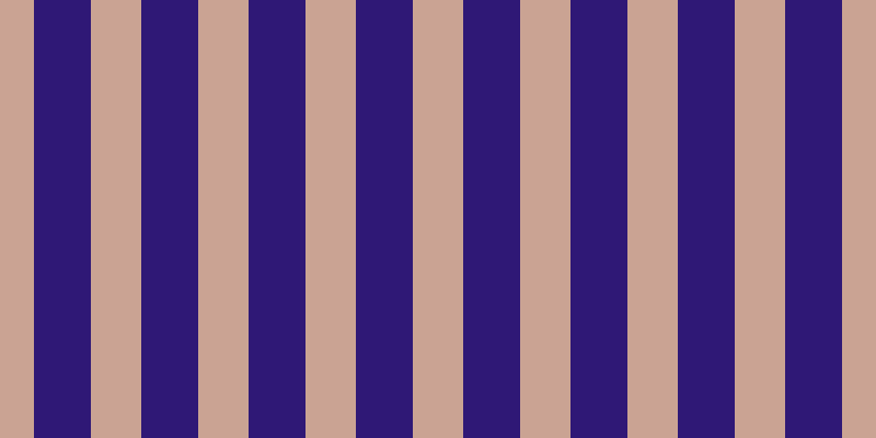 #2f1876, #caa393 vertical lines, forty-six pixels wide, fifty-two pixels apart