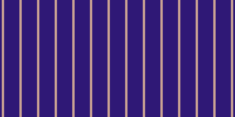 #2f1876, #caa393 vertical lines, eight pixels wide, fifty-two pixels apart