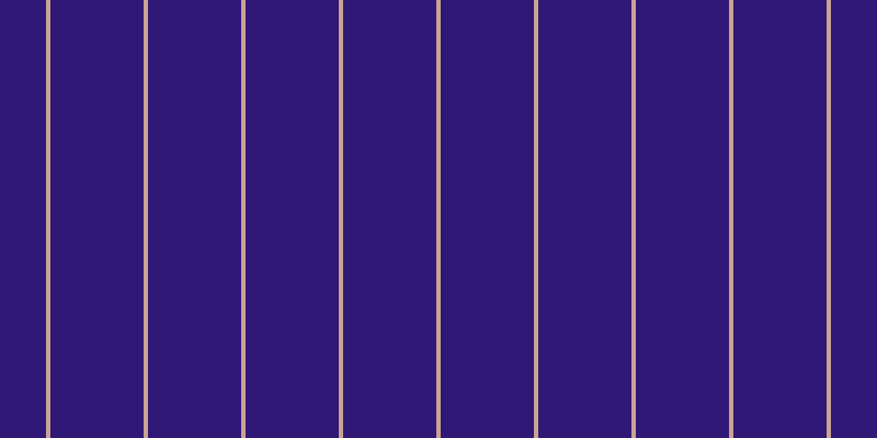 #2f1876, #caa393 vertical lines, four pixels wide, eighty-five pixels apart