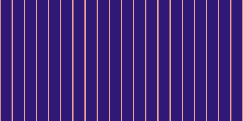 #2f1876, #eba393 vertical lines, four pixels wide, thirty-six pixels apart