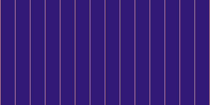 #2f1876, #eba393 vertical lines, two pixels wide, fifty-five pixels apart
