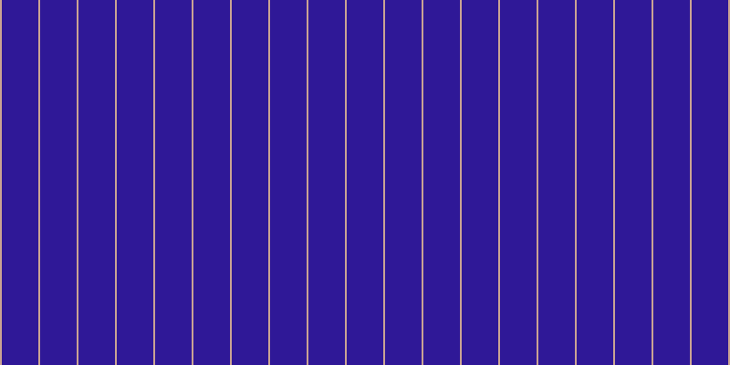 #2f1897, #caa393 vertical lines, two pixels wide, forty pixels apart