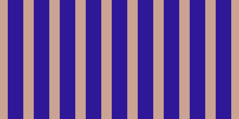 #2f1897, #caa393 vertical lines, thirty-five pixels wide, fifty-two pixels apart