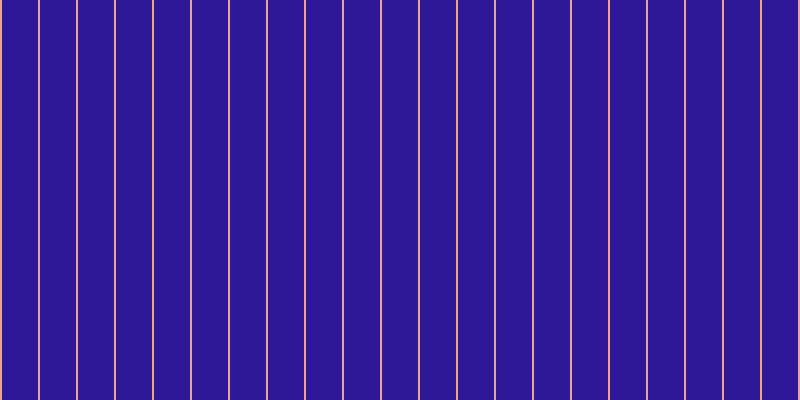 #2f1897, #eba393 vertical lines, two pixels wide, thirty-six pixels apart