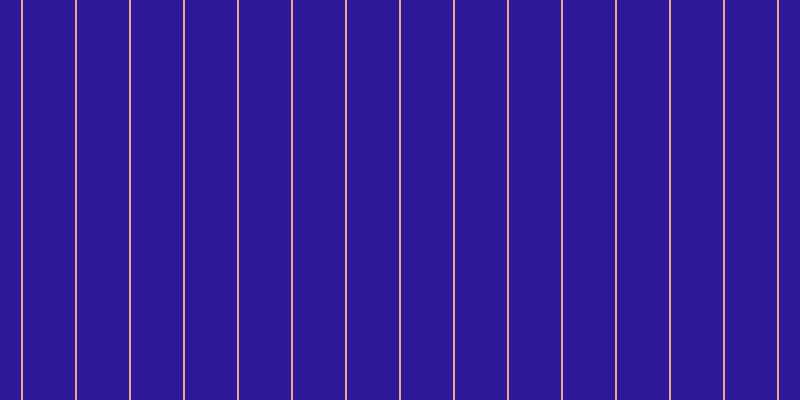 #2f1897, #eba393 vertical lines, two pixels wide, fifty-two pixels apart