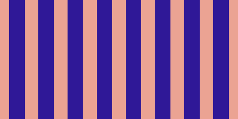 #2f1897, #eba393 vertical lines, forty-six pixels wide, fifty-two pixels apart