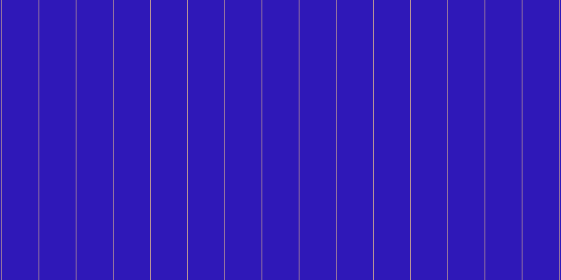 #2f18b8, #caa393 vertical lines, one pixels wide, fifty-two pixels apart