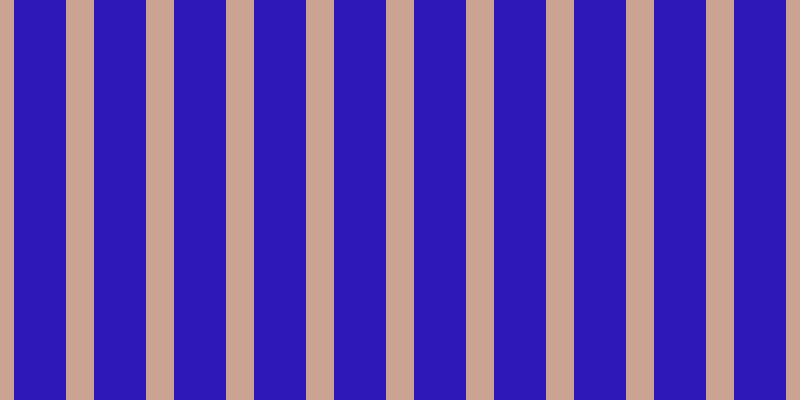 #2f18b8, #caa393 vertical lines, twenty-eight pixels wide, fifty-two pixels apart