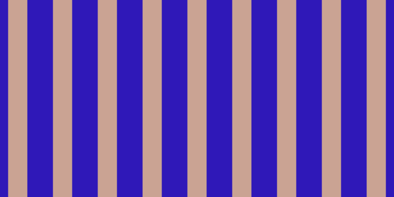 #2f18b8, #caa393 vertical lines, thirty-nine pixels wide, fifty-two pixels apart