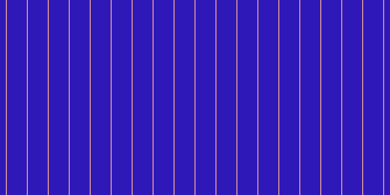 #2f18b8, #eba393 vertical lines, two pixels wide, forty-one pixels apart