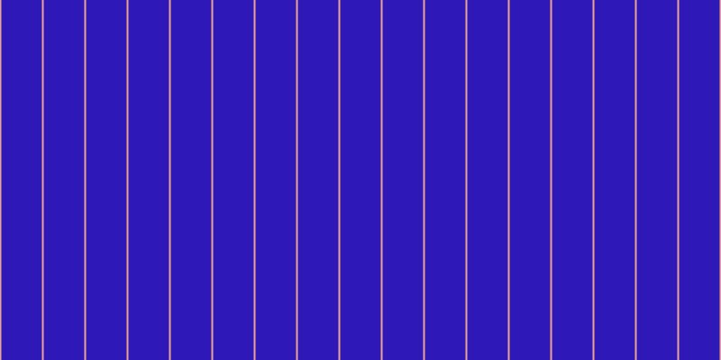 #2f18b8, #eba393 vertical lines, two pixels wide, forty-five pixels apart