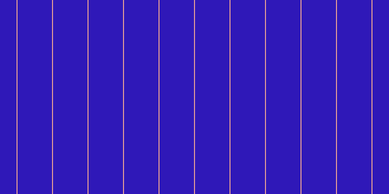 #2f18b8, #eba393 vertical lines, two pixels wide, seventy-one pixels apart