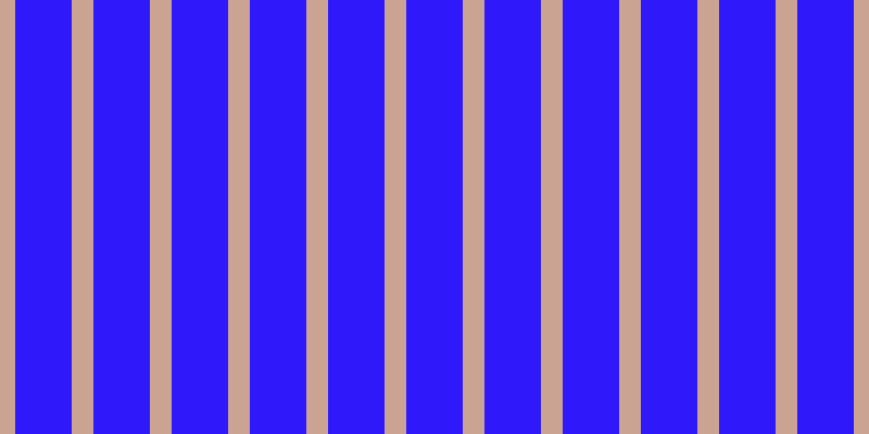 #2f18fa, #caa393 vertical lines, twenty pixels wide, fifty-two pixels apart