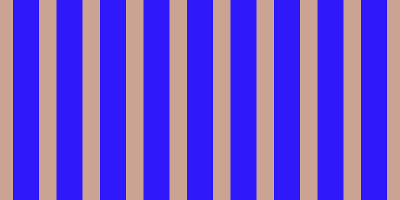 #2f18fa, #caa393 vertical lines, thirty-five pixels wide, fifty-two pixels apart
