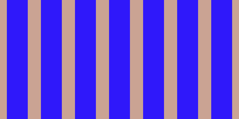 #2f18fa, #caa393 vertical lines, forty-four pixels wide, seventy pixels apart