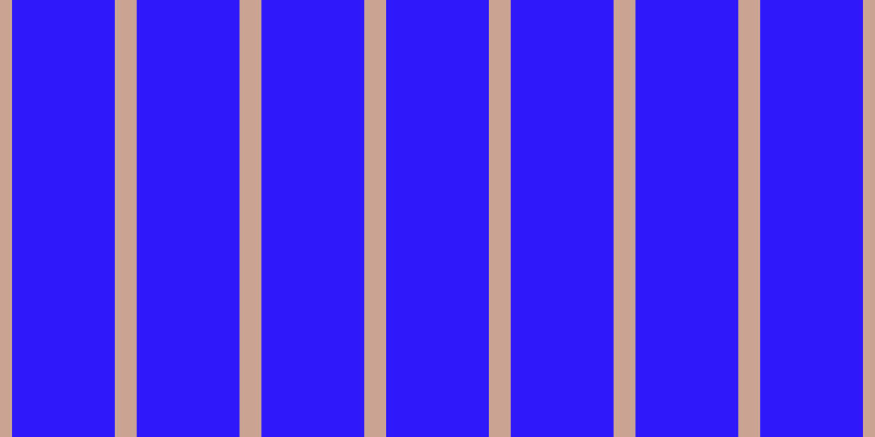 #2f18fa, #caa393 vertical lines, twenty pixels wide, ninety-four pixels apart