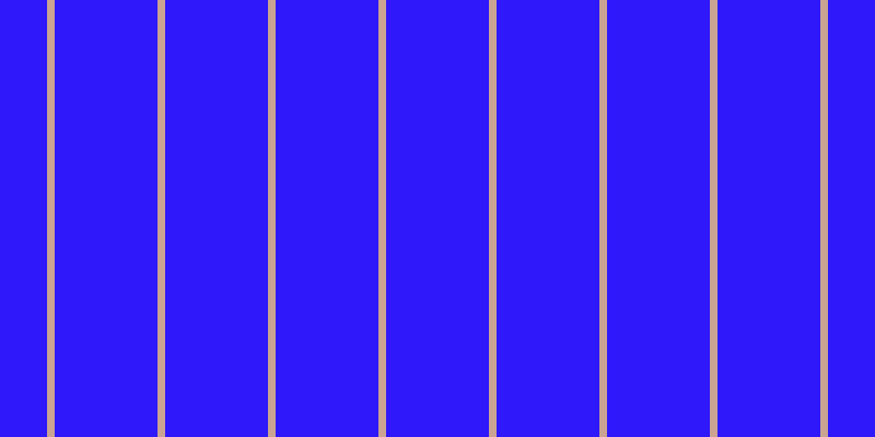 #2f18fa, #caa393 vertical lines, seven pixels wide, ninety-four pixels apart