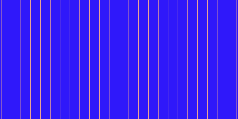 #2f18fa, #eba393 vertical lines, two pixels wide, thirty-one pixels apart