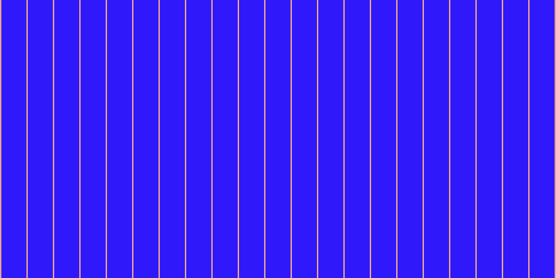 #2f18fa, #eba393 vertical lines, two pixels wide, thirty-six pixels apart
