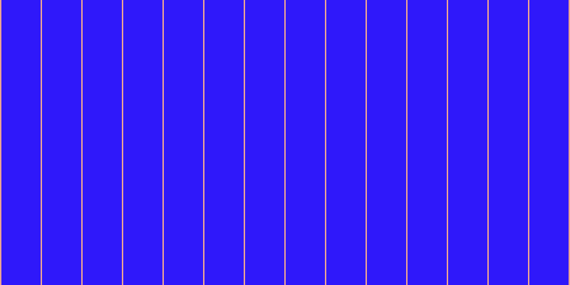 #2f18fa, #eba393 vertical lines, two pixels wide, fifty-five pixels apart