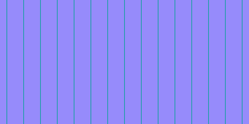 #2f18fa (50%), #04a393 vertical lines, two pixels wide, fifty-two pixels apart
