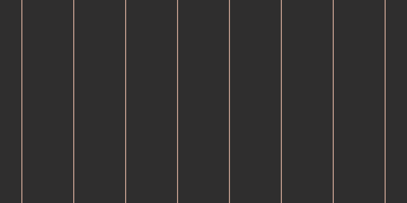 #2f2e2e, #caa393 vertical lines, two pixels wide, one hundred pixels apart