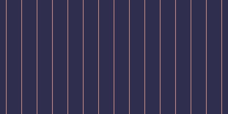 #2f2e4f, #eba393 vertical lines, two pixels wide, fifty-two pixels apart