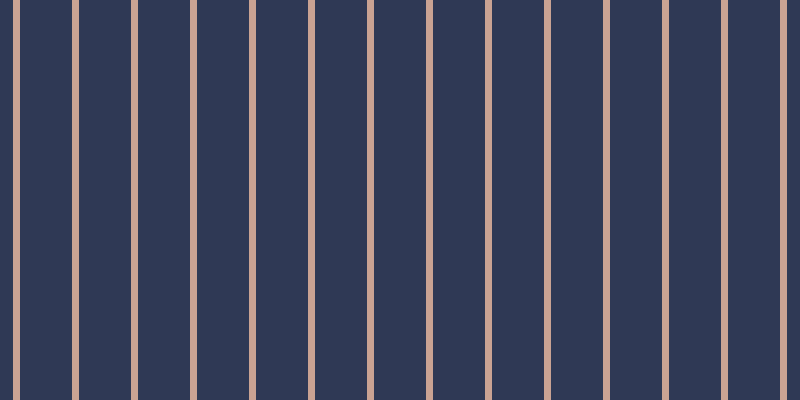 #2f3955, #caa393 vertical lines, seven pixels wide, fifty-two pixels apart
