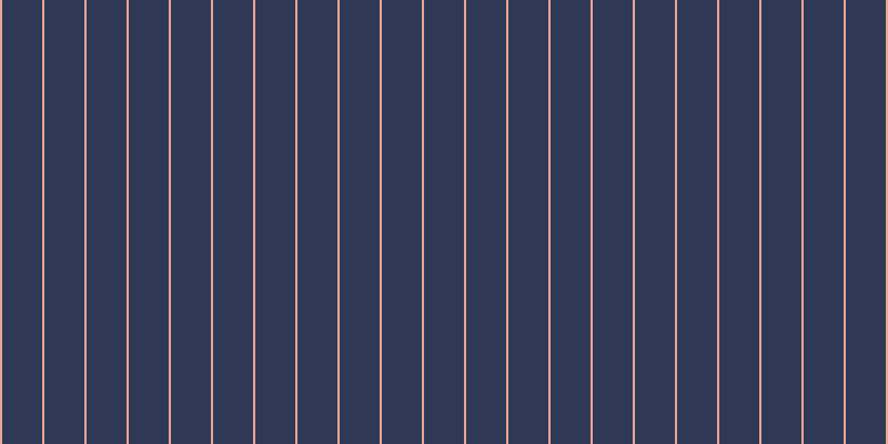 #2f3955, #eba393 vertical lines, two pixels wide, thirty-six pixels apart