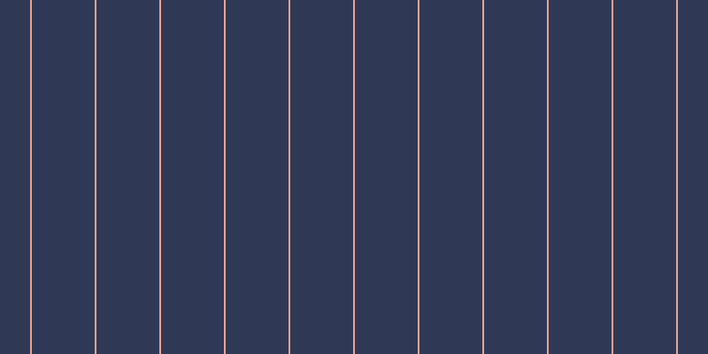 #2f3955, #eba393 vertical lines, two pixels wide, seventy-one pixels apart