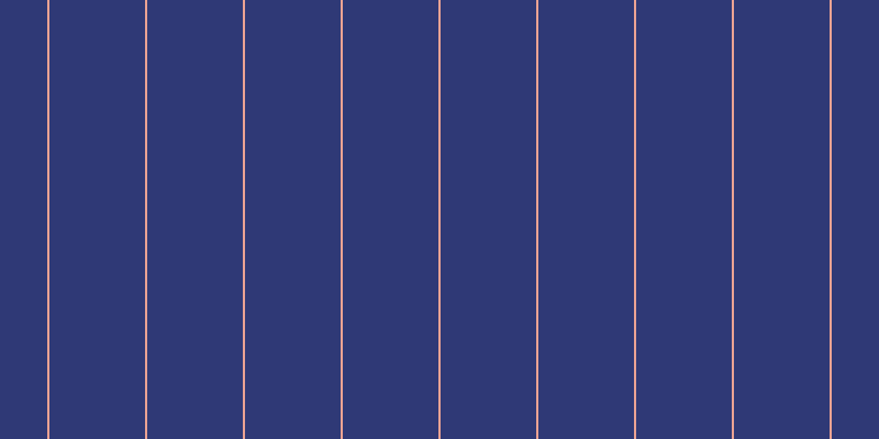 #2f3976, #eba393 vertical lines, two pixels wide, eighty-seven pixels apart