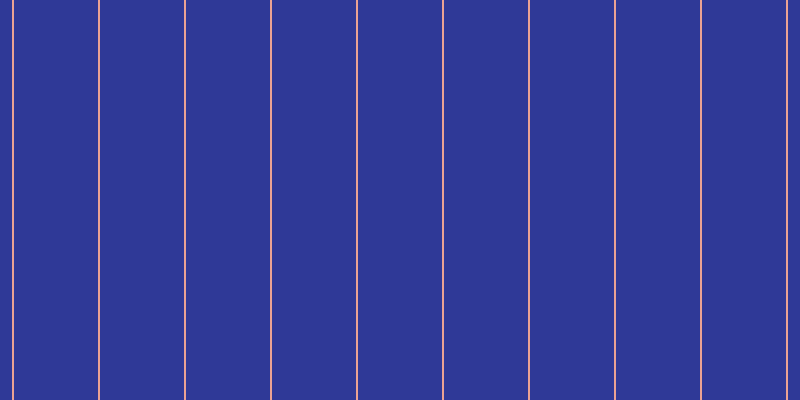#2f3997, #eba393 vertical lines, two pixels wide, eighty-four pixels apart