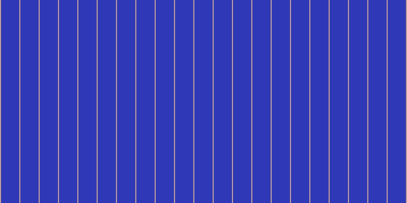 #2f39b8, #caa393 vertical lines, two pixels wide, thirty-six pixels apart