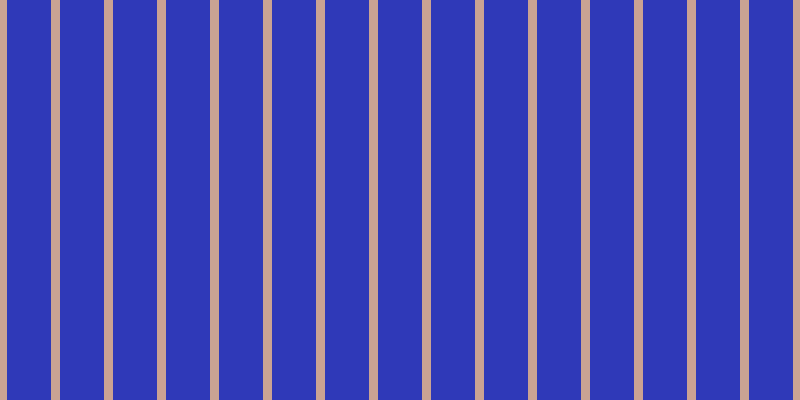 #2f39b8, #caa393 vertical lines, nine pixels wide, forty-four pixels apart