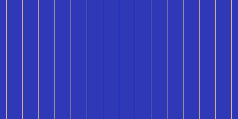 #2f39b8, #caa393 vertical lines, two pixels wide, fifty-two pixels apart