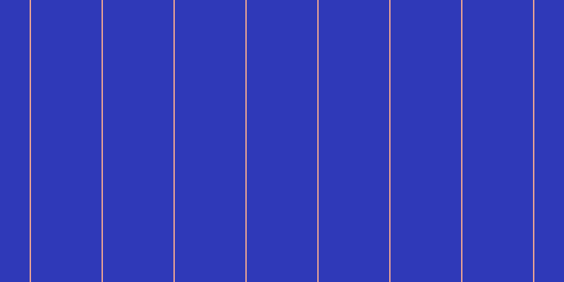 #2f39b8, #eba393 vertical lines, two pixels wide, one hundred pixels apart