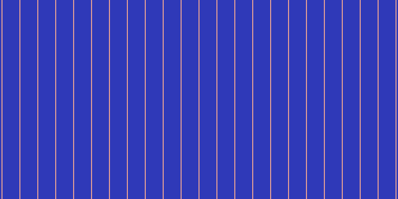 #2f39b8, #eba393 vertical lines, two pixels wide, thirty-four pixels apart
