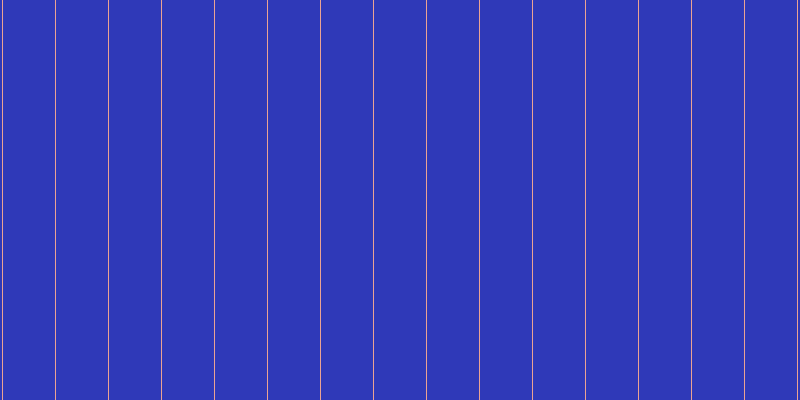 #2f39b8, #eba393 vertical lines, one pixels wide, fifty-two pixels apart