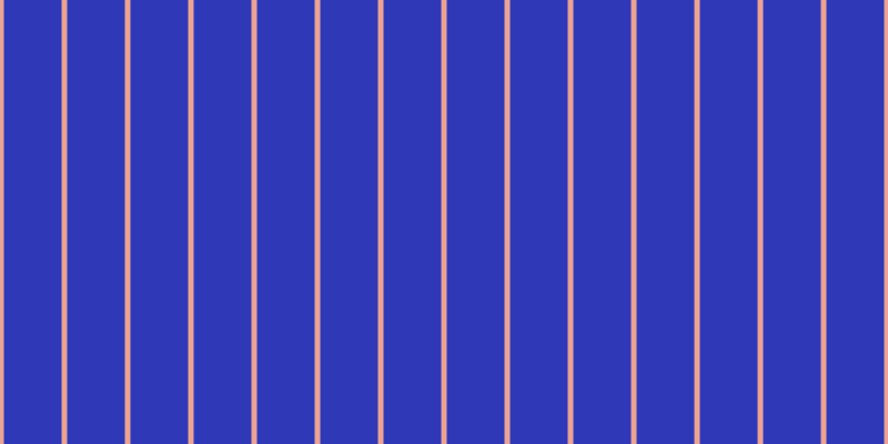 #2f39b8, #eba393 vertical lines, five pixels wide, fifty-two pixels apart