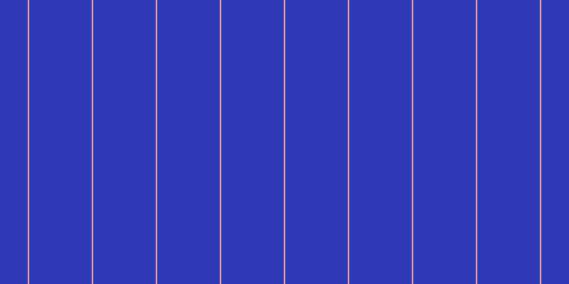 #2f39b8, #eba393 vertical lines, two pixels wide, eighty-eight pixels apart