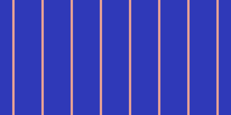 #2f39b8, #eba393 vertical lines, eight pixels wide, ninety-three pixels apart