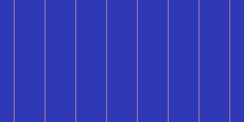 #2f39b8, #eba393 vertical lines, two pixels wide, ninety-nine pixels apart