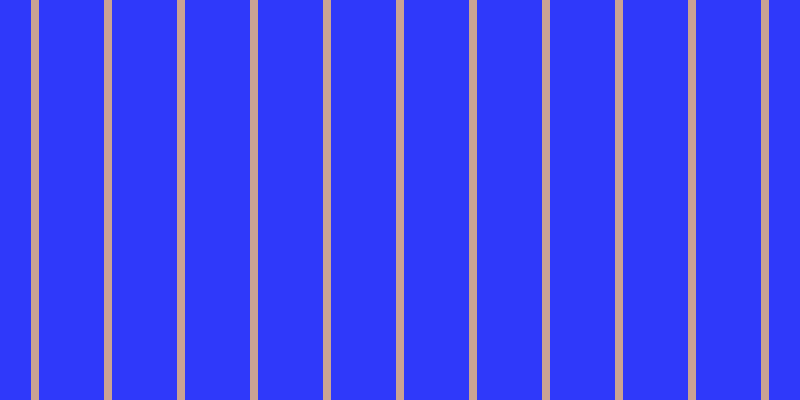 #2f39fa, #caa393 vertical lines, eight pixels wide, sixty-five pixels apart