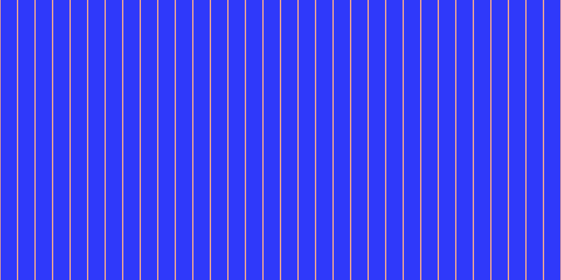 #2f39fa, #eba393 vertical lines, two pixels wide, twenty-three pixels apart