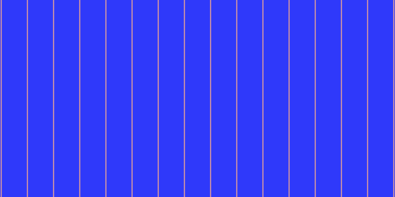 #2f39fa, #eba393 vertical lines, two pixels wide, fifty-one pixels apart