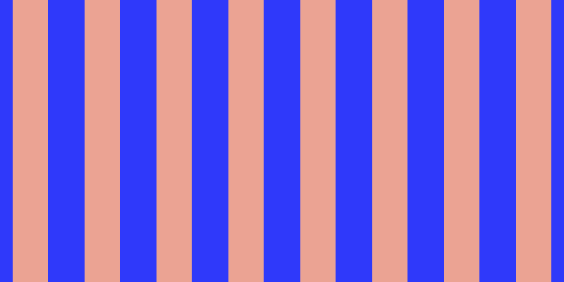 #2f39fa, #eba393 vertical lines, fifty pixels wide, fifty-two pixels apart