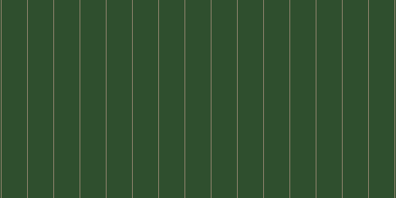#2f4f2e, #caa393 vertical lines, one pixels wide, fifty-two pixels apart