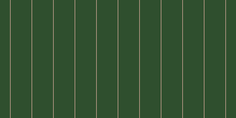 #2f4f2e, #caa393 vertical lines, two pixels wide, seventy-one pixels apart