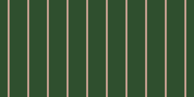 #2f4f2e, #caa393 vertical lines, eight pixels wide, seventy-three pixels apart