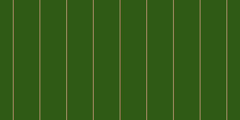 #2f5a13, #eba393 vertical lines, two pixels wide, eighty-seven pixels apart